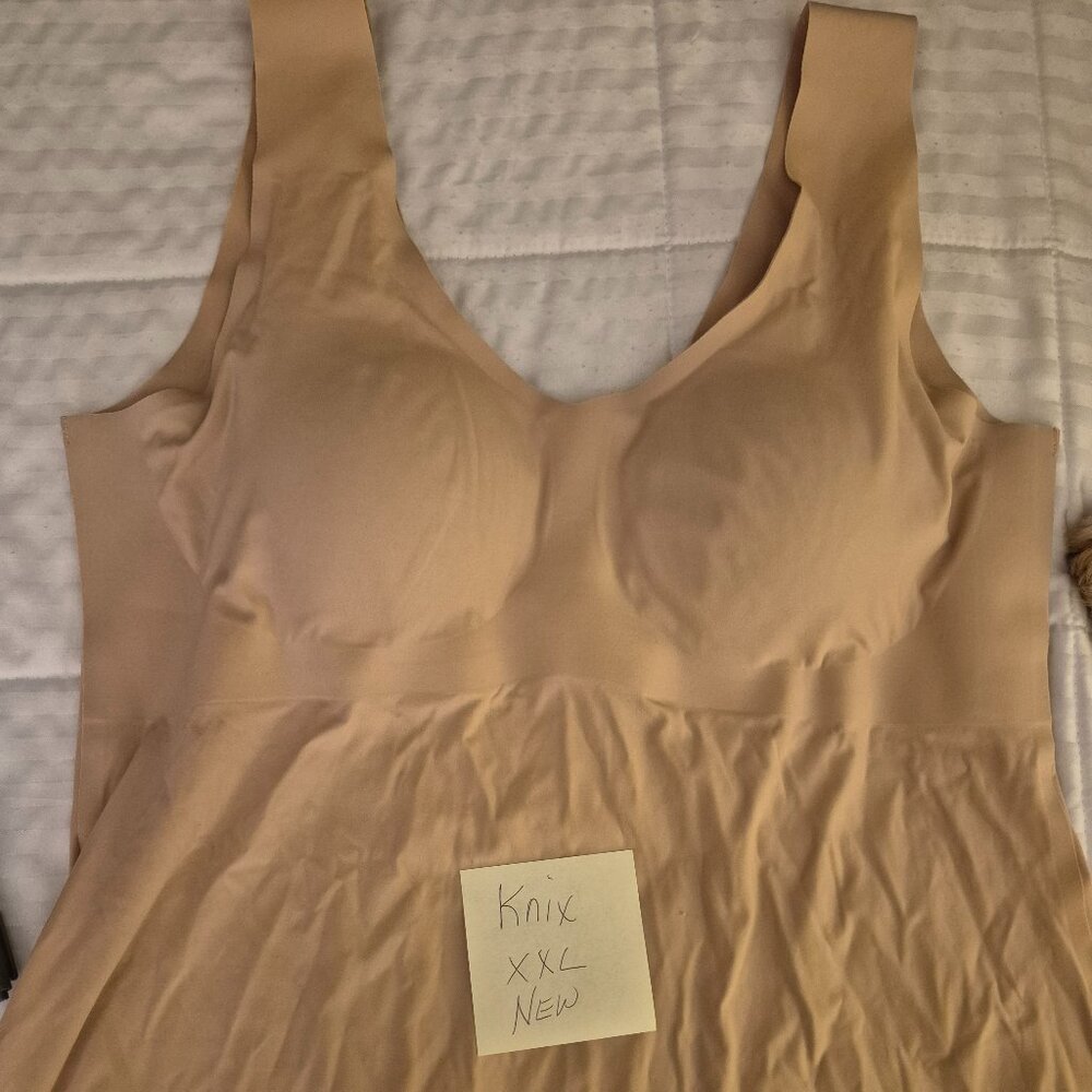 KNIX LuxeLift Scoop Neck Tank Shapeware with Bra Size XXL